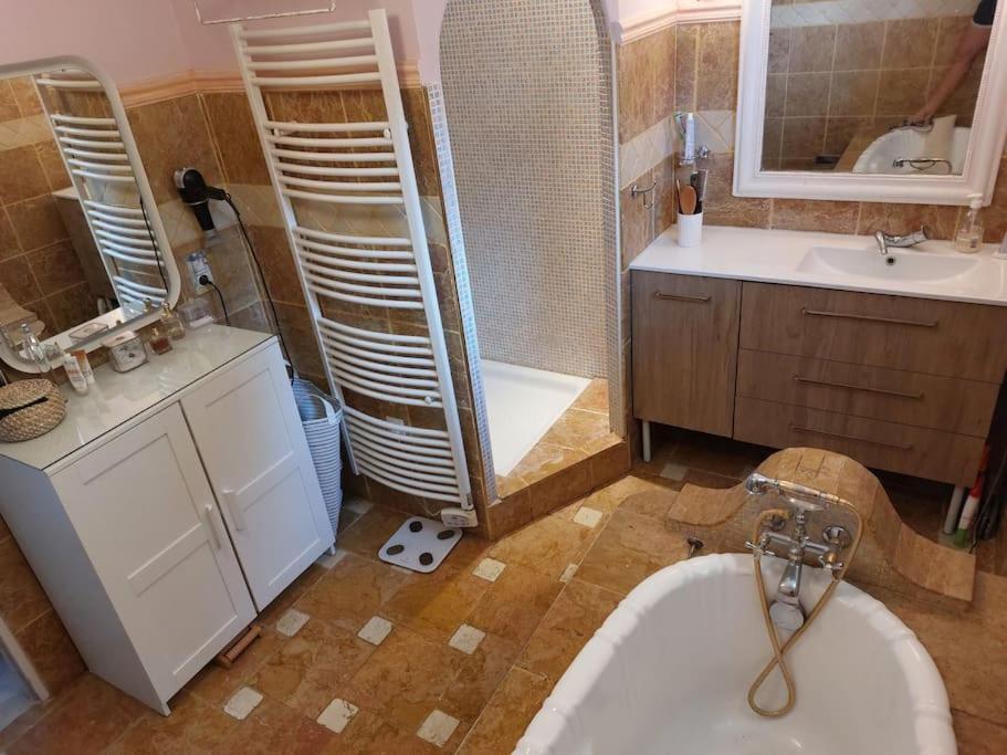 Villa De Charme Avec Piscine Saint-Jory 外观 照片